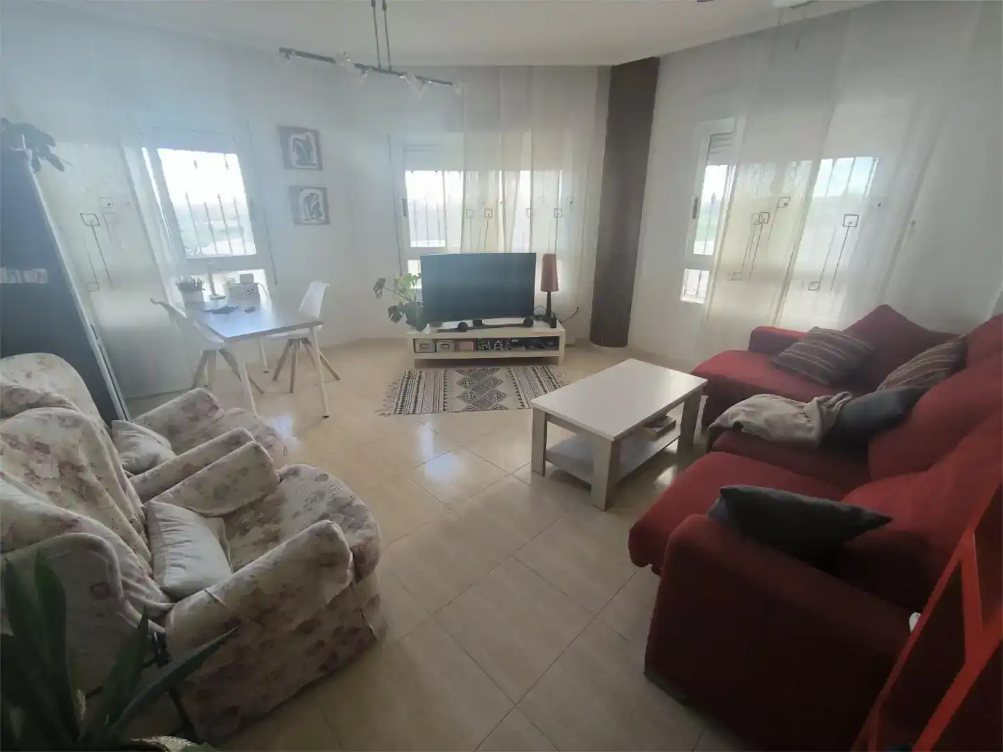 Sala de estar de Piso en venta en Almoradí con Aire acondicionado