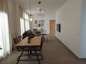 Living room of Flat for rent in Almería  with Air Conditioner, Heating and Terrace