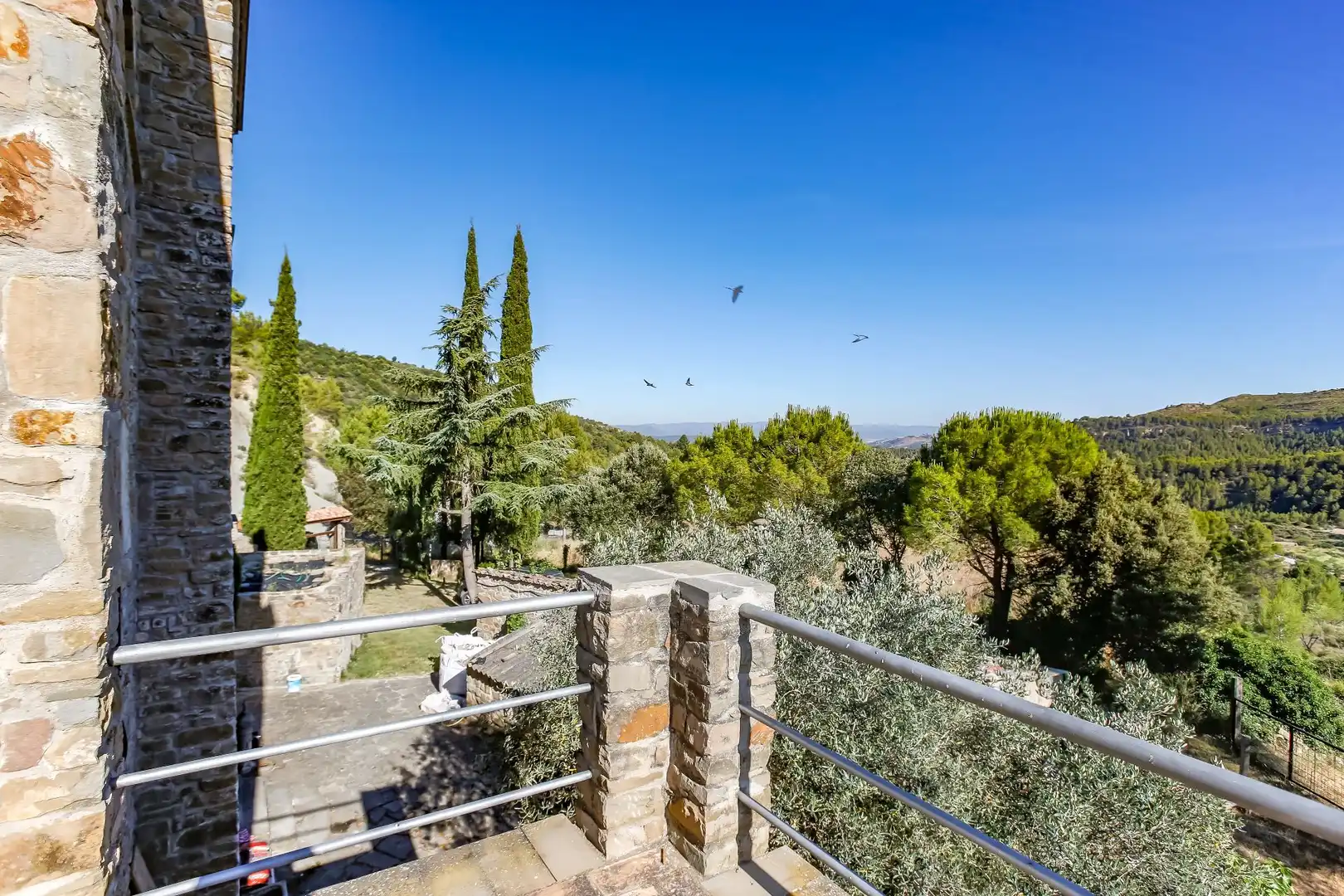 Terrasse von Country house zum Verkauf in Sant Vicenç de Castellet mit Heizung, Privatgarten und Terrasse