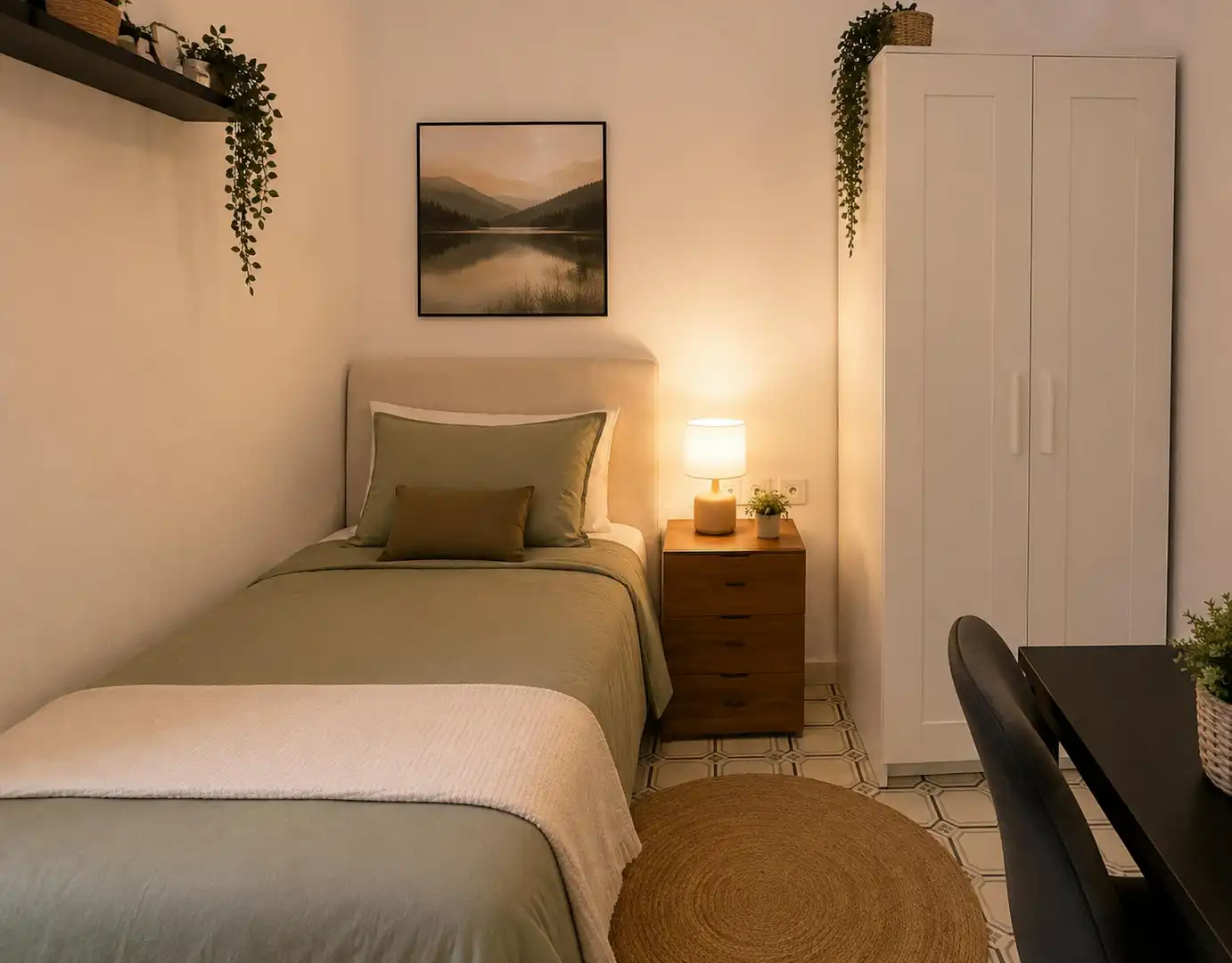 Bedroom of Flat for share in Barcelona  with Furnished and Washing machine
