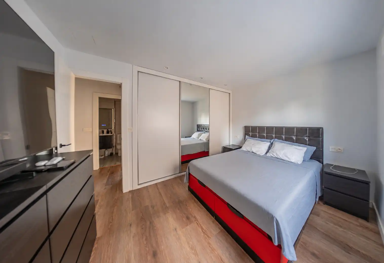 Schlafzimmer von Wohnung zum Verkauf in Murcia mit Klimaanlage, Möbliert und Balkon