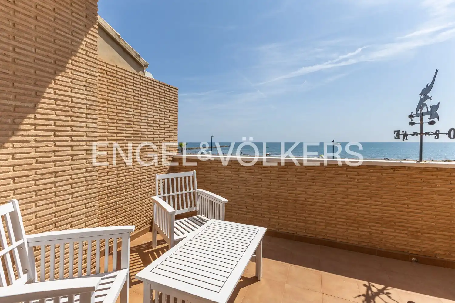 Terraza de Casa adosada de alquiler en Puçol con Calefacción, Jardín privado y Terraza
