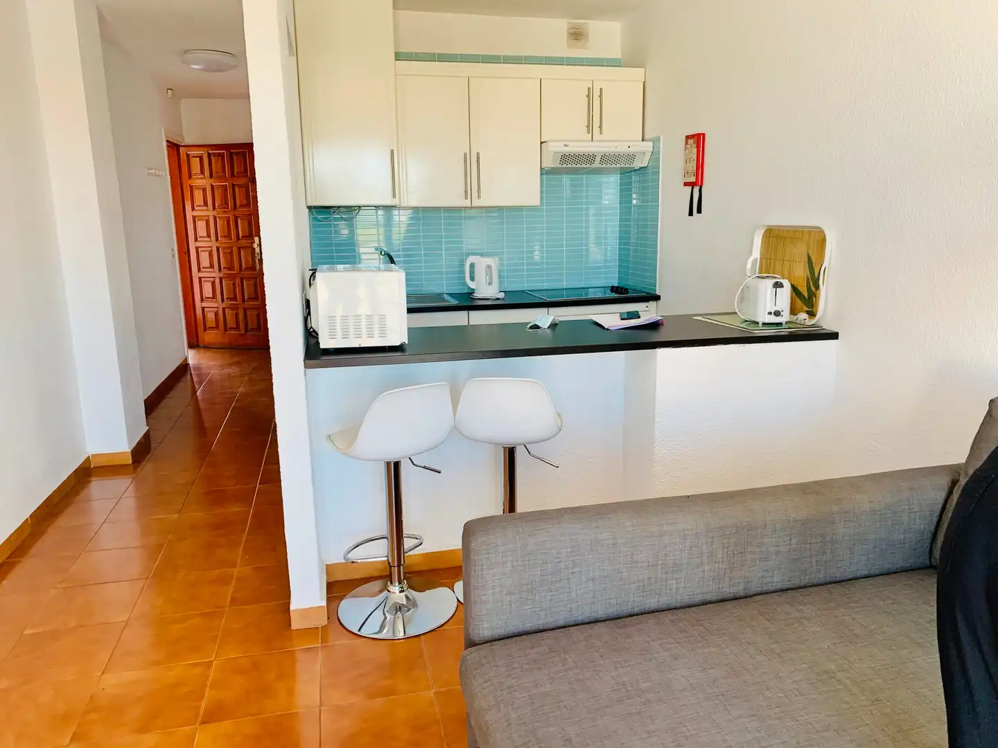 Cocina de Apartamento en venta en Adeje con Terraza, Amueblado y Horno