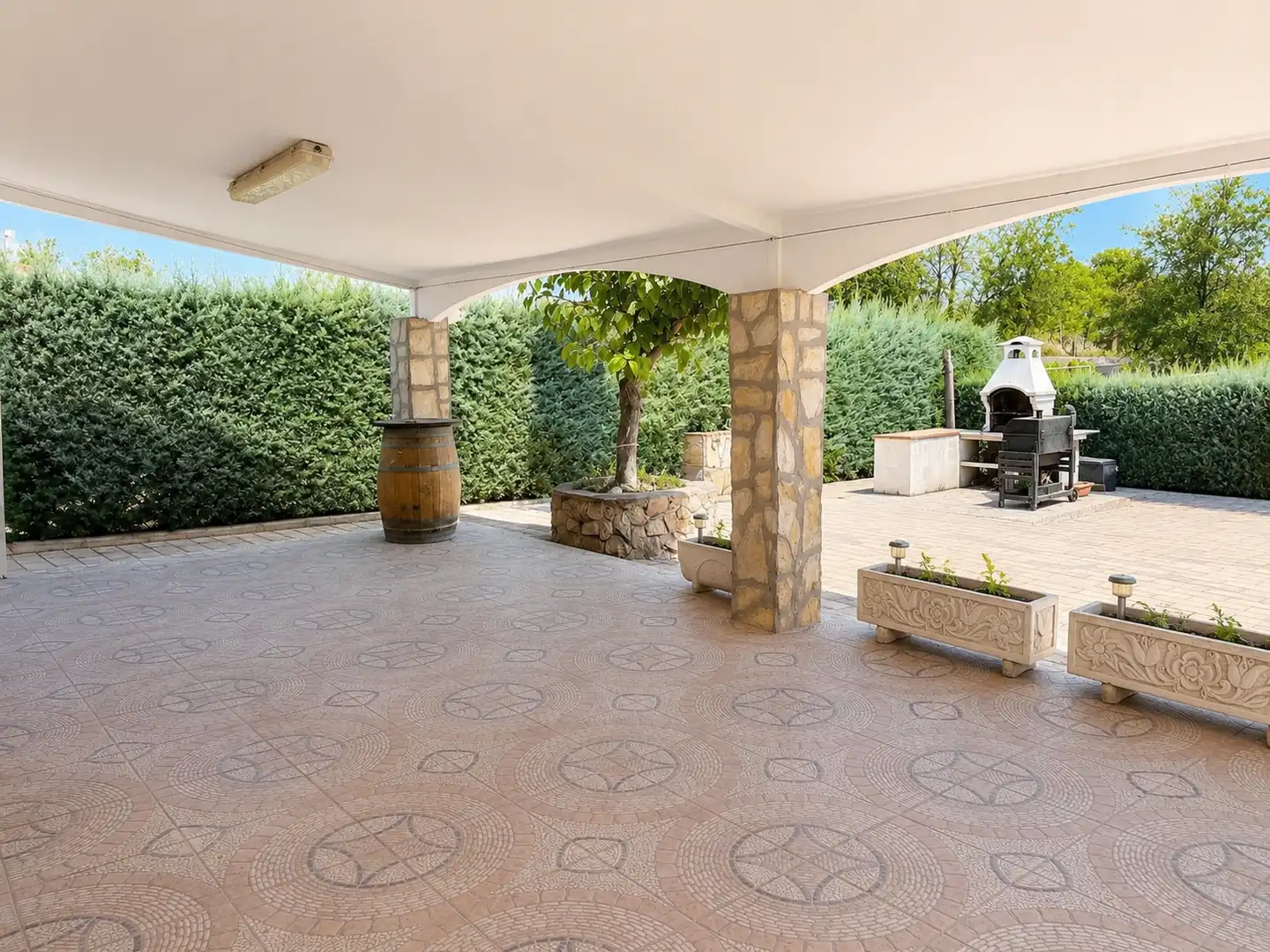 Terraza de Casa o chalet en venta en Nuevo Baztán con Aire acondicionado, Calefacción y Jardín privado