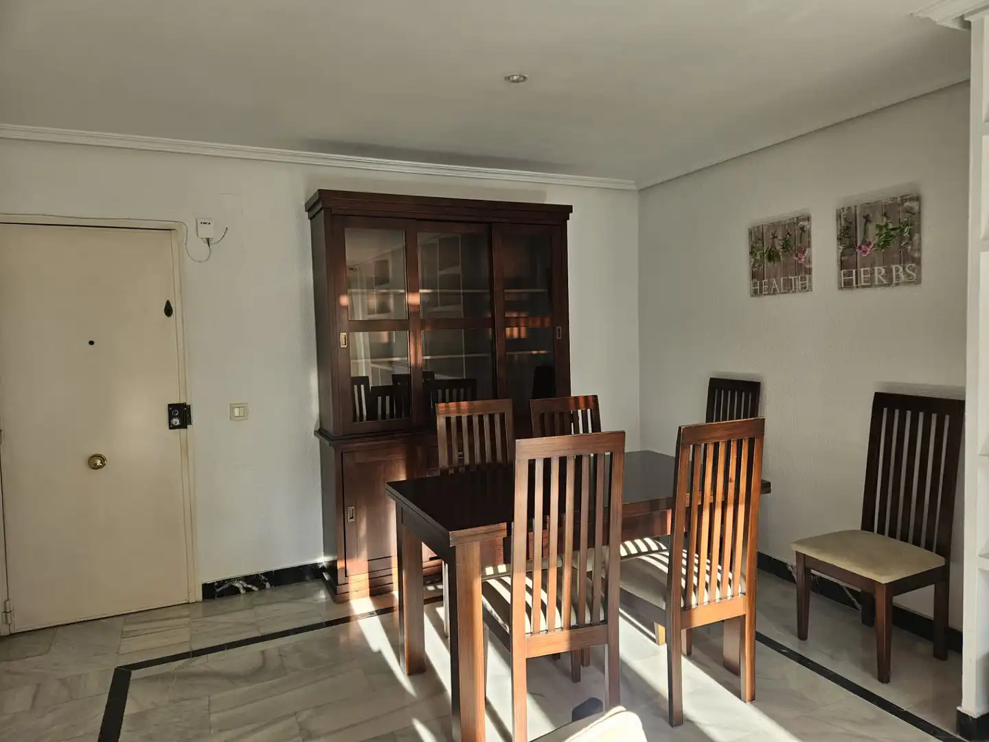Dining room of Flat for sale in San Juan de Aznalfarache  with Air Conditioner and Community pool