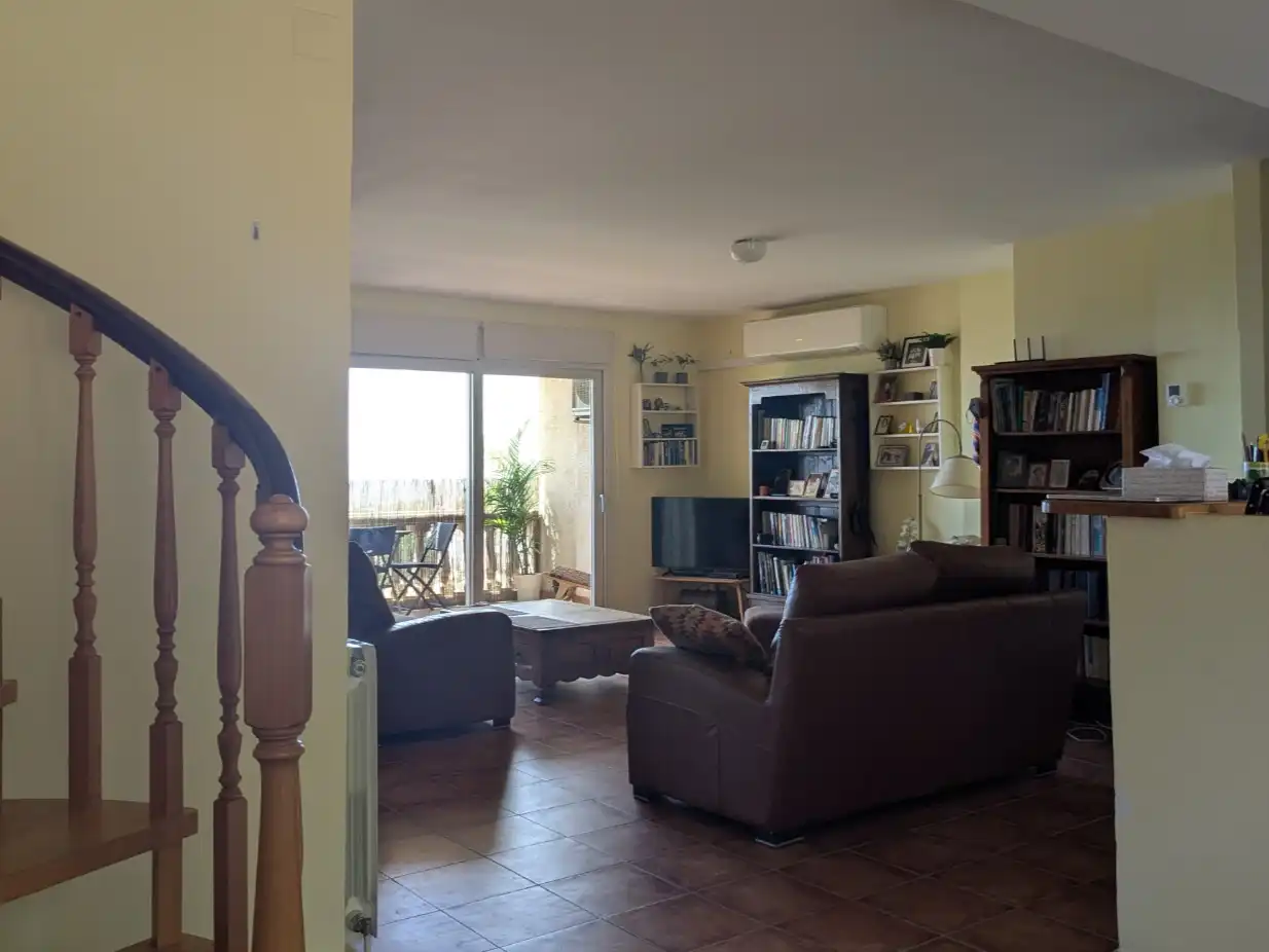 Sala de estar de Dúplex en venta en Málaga Capital con Aire acondicionado y Terraza