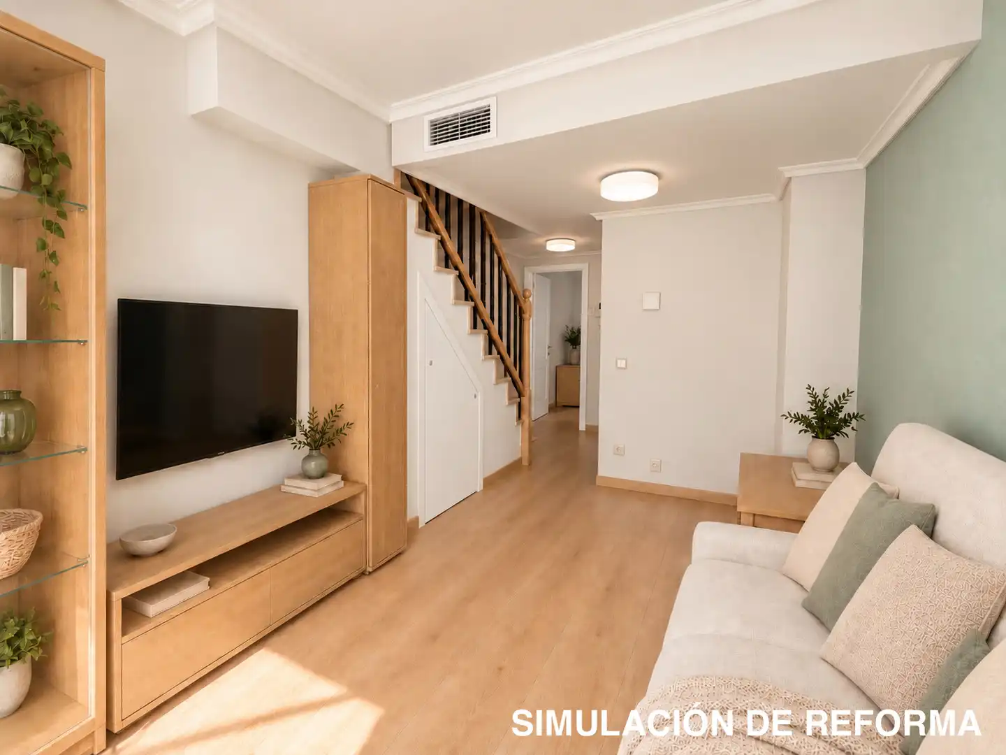 Sala de estar de Piso en venta en Villaverde