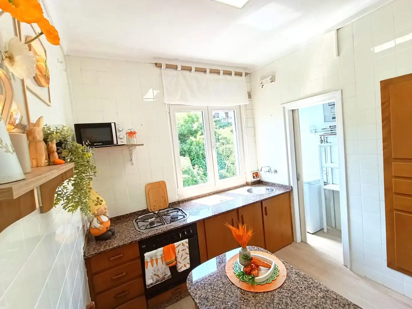 Kitchen of Flat for sale in Langreo  with Heating, Storage room and Furnished