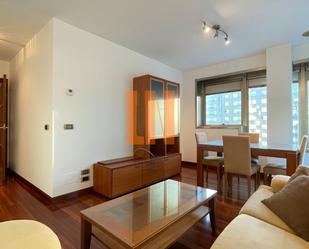 Sala d'estar de Pis de lloguer en A Coruña Capital  amb Calefacció, Parquet i Traster
