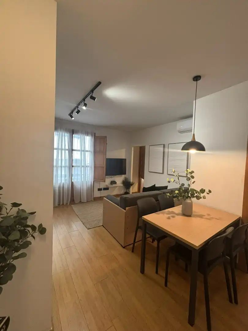 Sala d'estar de Pis de lloguer en Valencia amb Aire condicionat, Calefacció i Parquet
