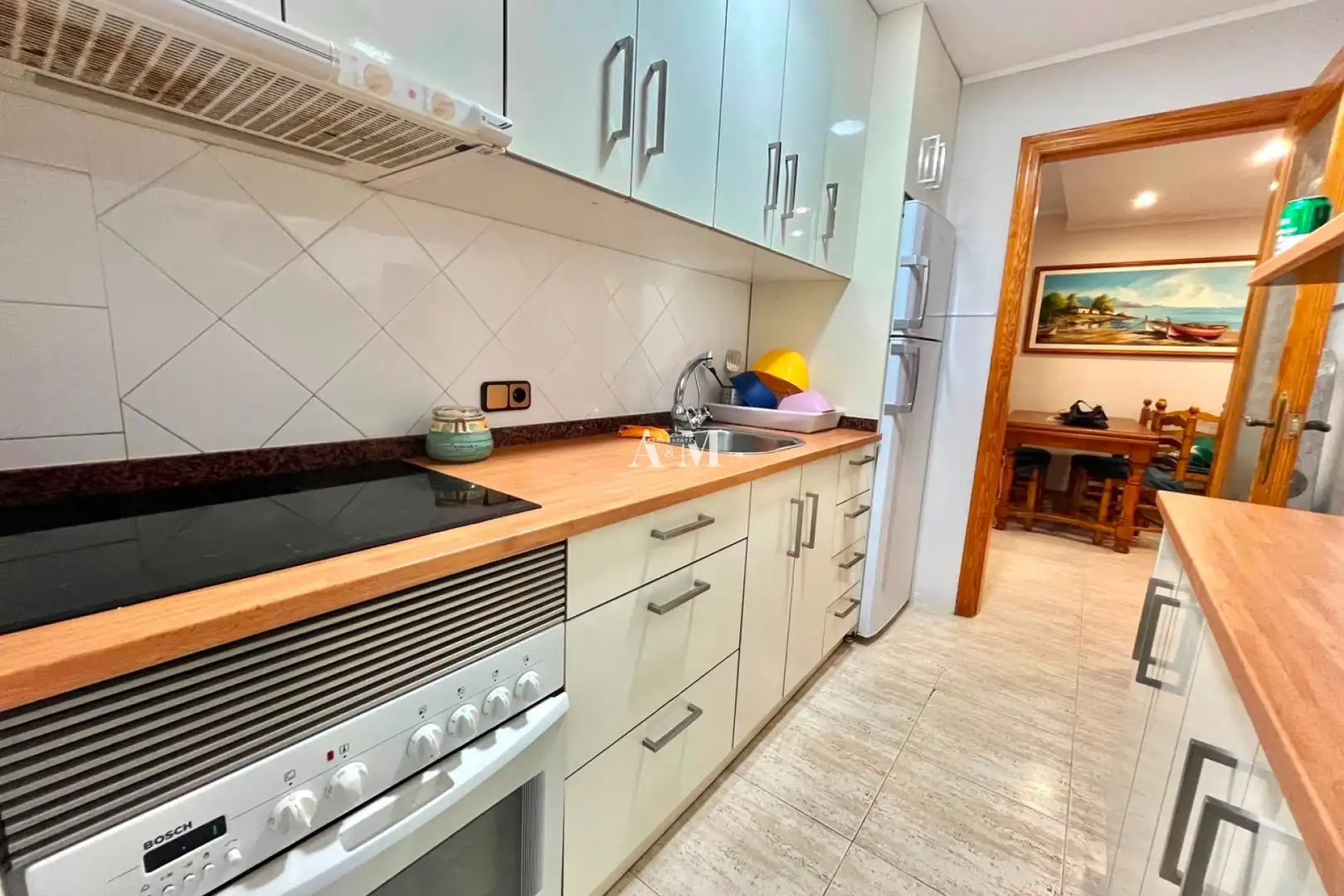 Cocina de Planta baja de alquiler en Orihuela con Jardín privado, Terraza y Amueblado