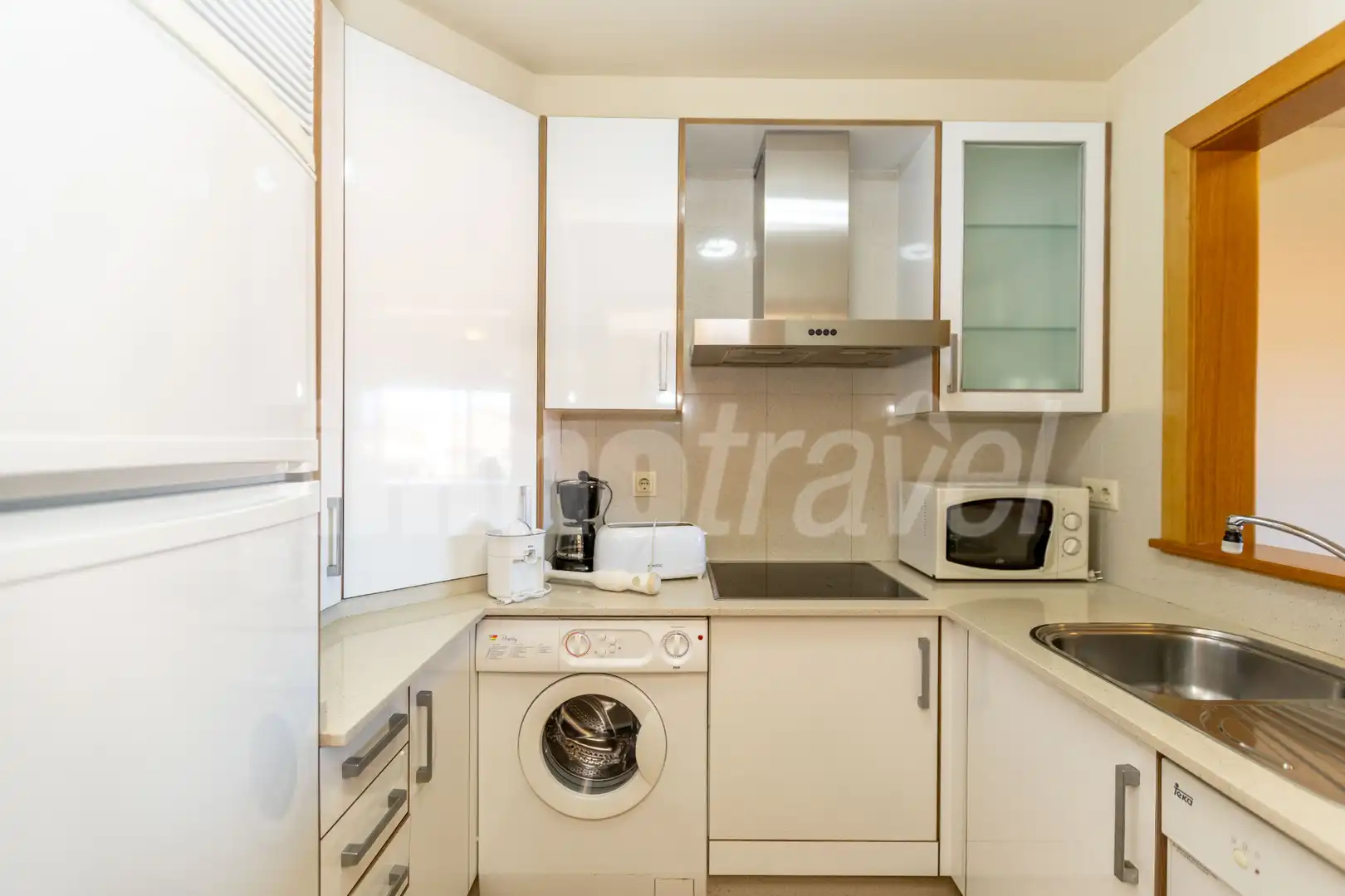 Cuina de Apartament en venda en Sanxenxo amb Calefacció, Parquet i Terrassa