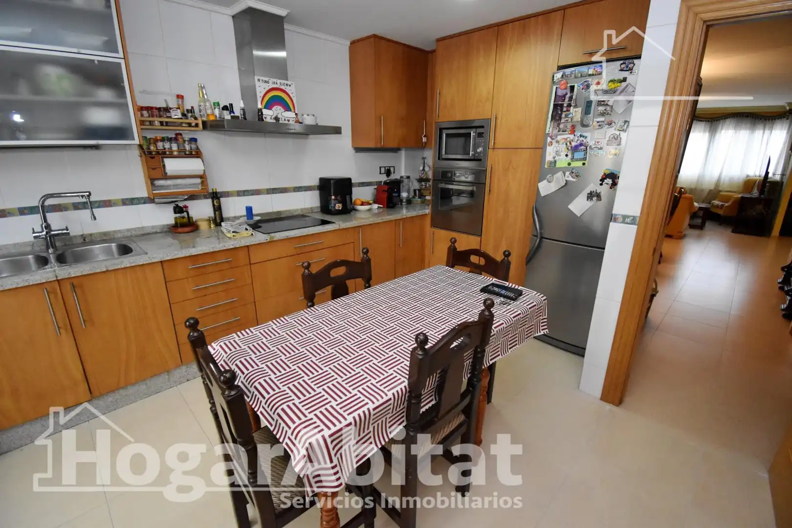 Cocina de Casa adosada en venta en Almazora / Almassora con Aire acondicionado, Calefacción y Terraza