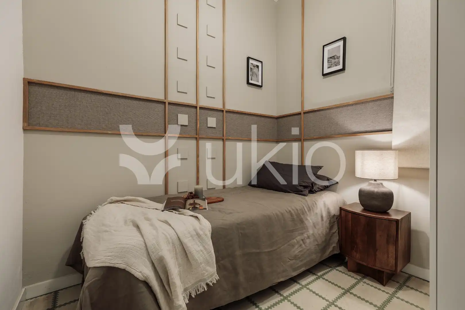 Habitación de Apartamento de alquiler en Barcelona con Aire acondicionado, Calefacción y Amueblado