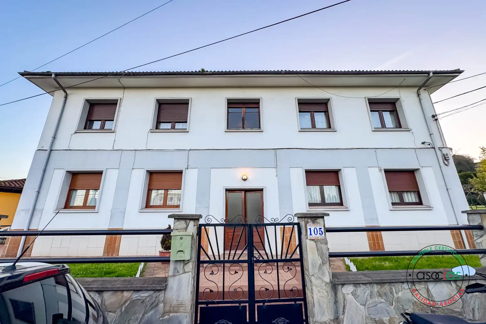 Exterior view of Flat for sale in Gijón   with Heating and Private garden