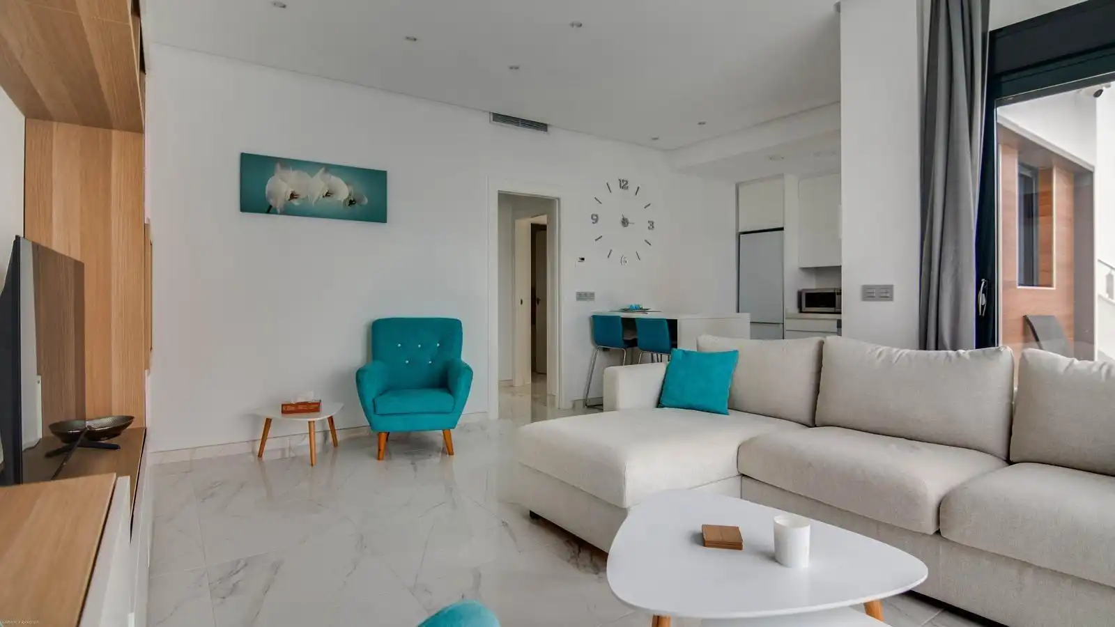 Sala d'estar de Casa o xalet en venda en San Javier amb Aire condicionat, Calefacció i Jardí privat