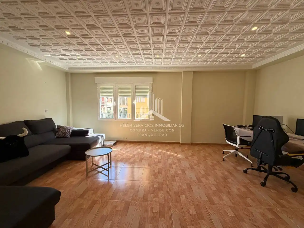 Sala d'estar de Apartament en venda en Vila-real amb Parquet, Terrassa i Traster
