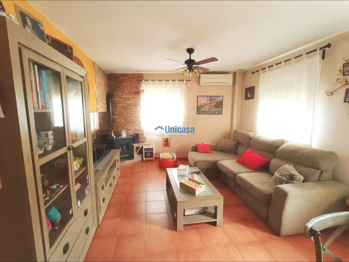 Sala de estar de Piso en venta en Málaga con Calefacción y Terraza