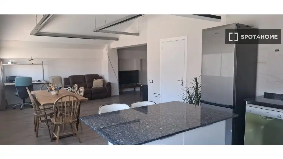 Küche von Wohnung zur Miete in Rubí mit Klimaanlage, Heizung und Möbliert