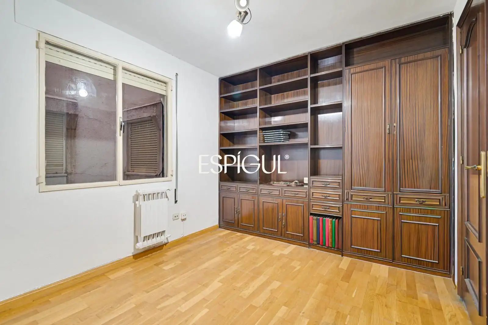 Sala de estar de Piso en venta en Barcelona con Calefacción, Parquet y Terraza