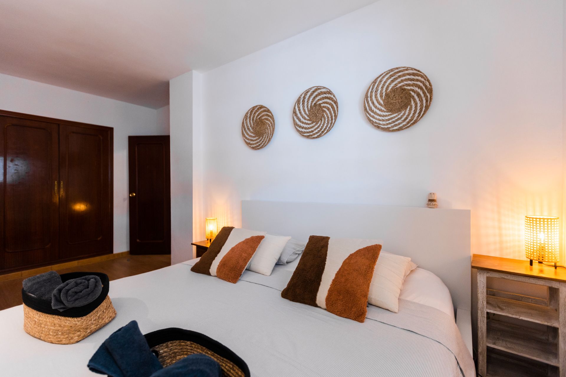 Dormitori de Apartament en venda en Calpe / Calp amb Aire condicionat, Terrassa i Rentadora