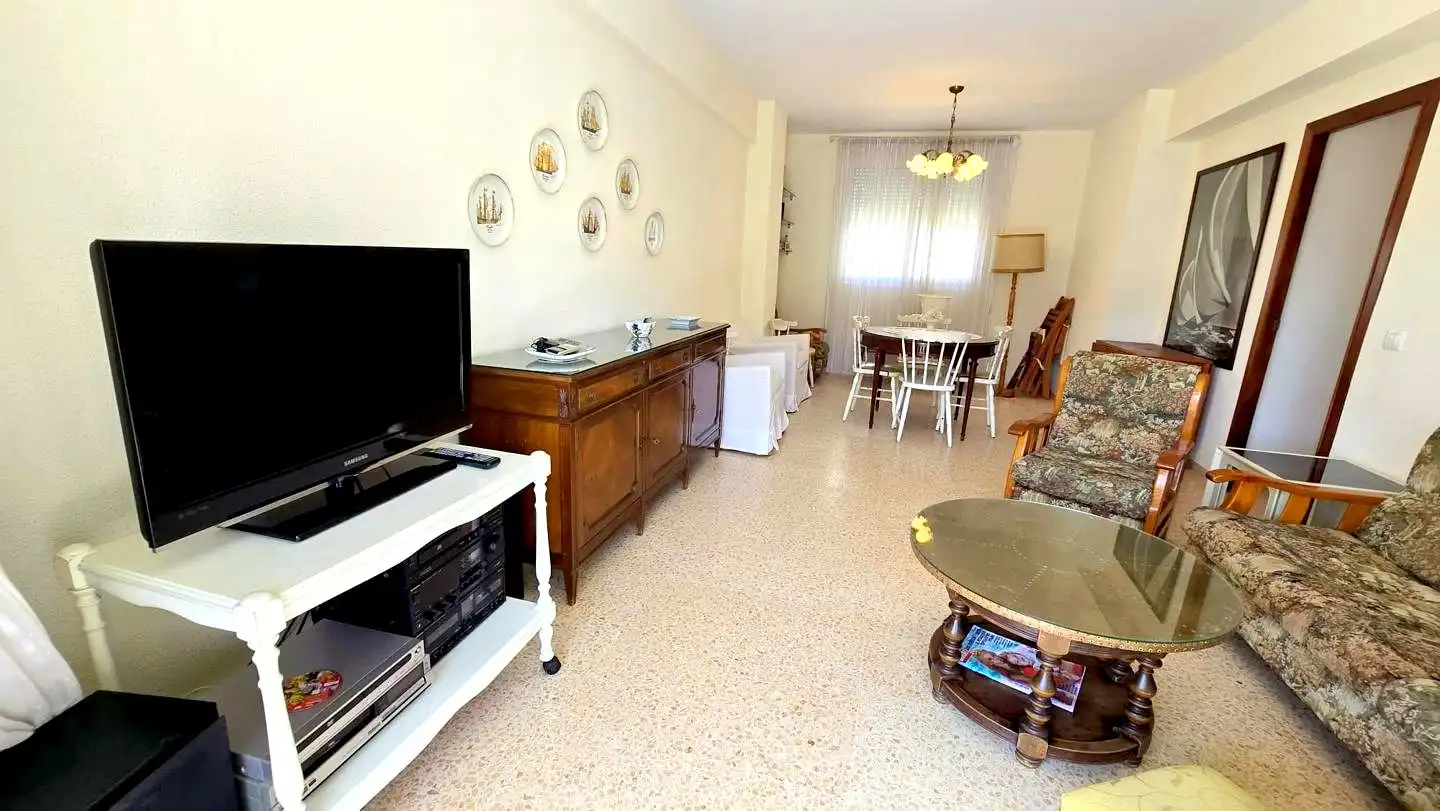Wohnzimmer von Wohnungen zum Verkauf in Gandia mit Klimaanlage, Terrasse und Möbliert