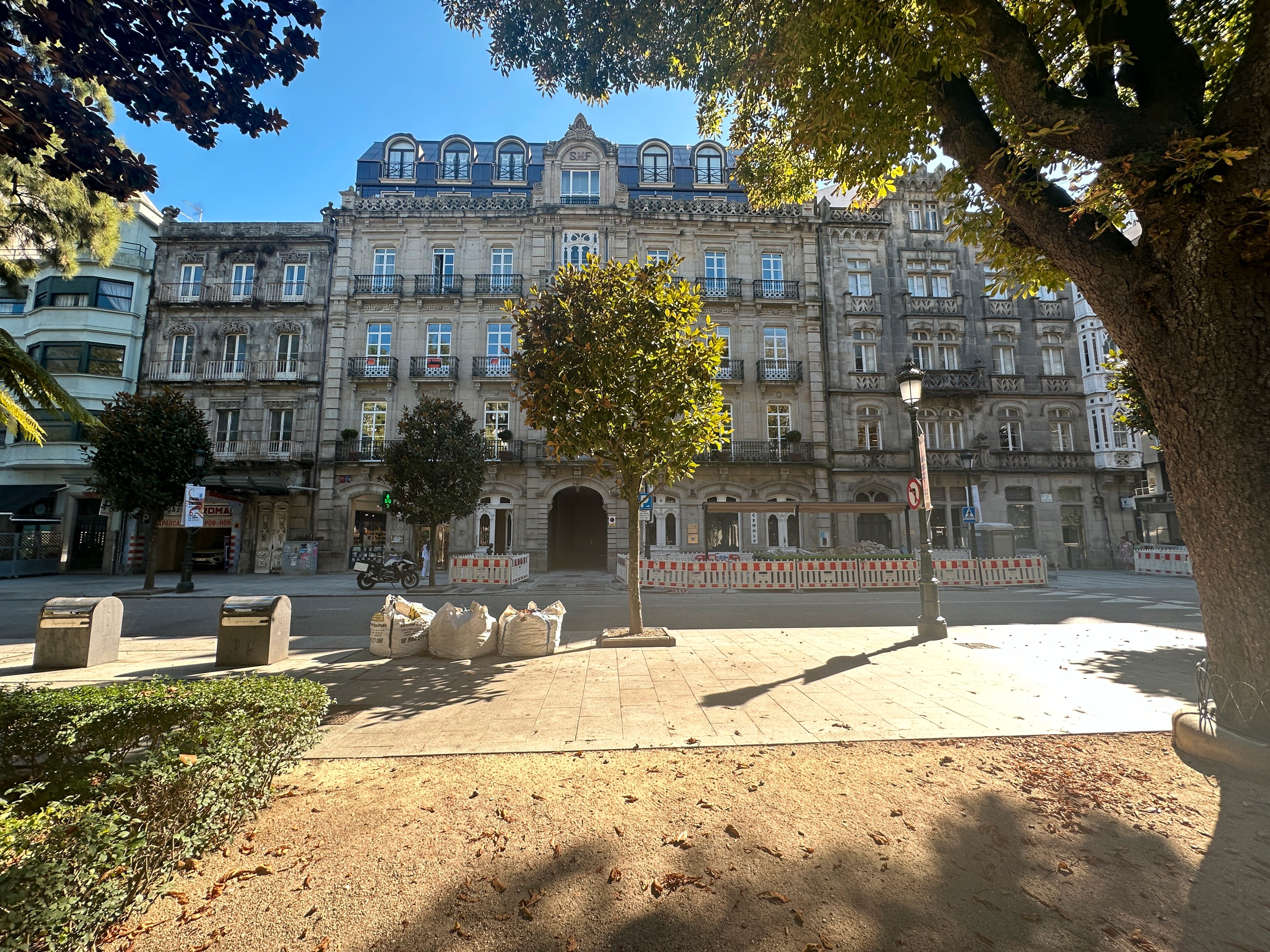 Exterior view of Flat for sale in Vigo   with Heating, Parquet flooring and Oven