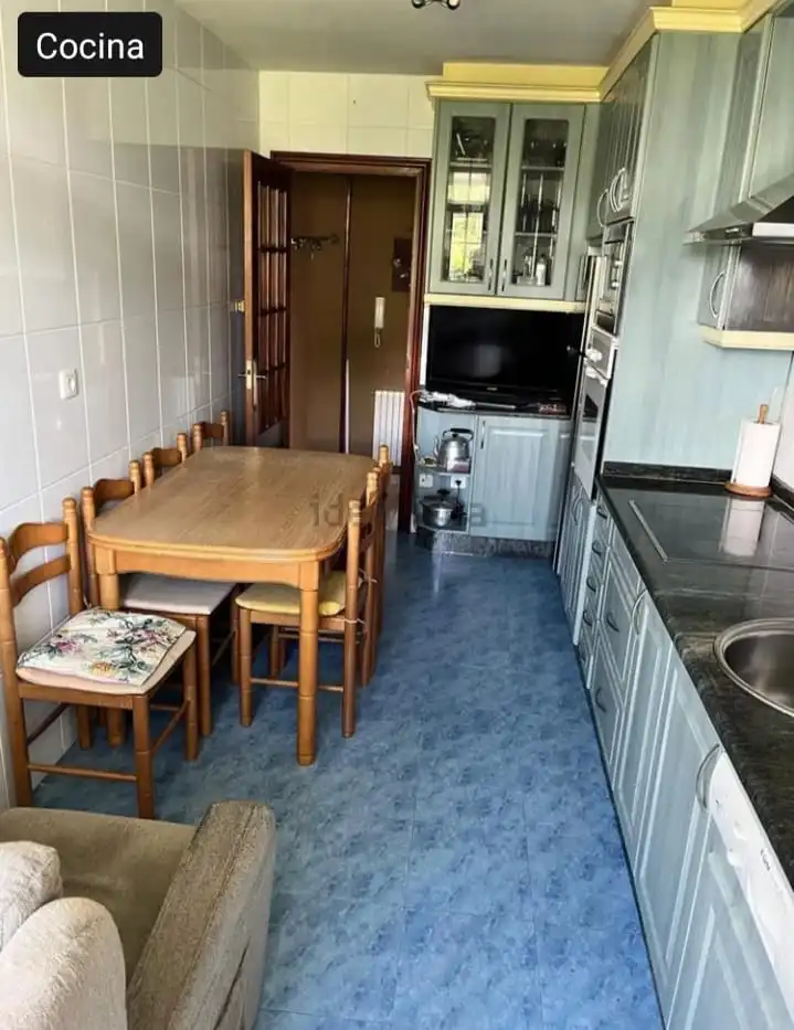 Kitchen of Flat for sale in Monforte de Lemos  with Heating, Parquet flooring and Storage room