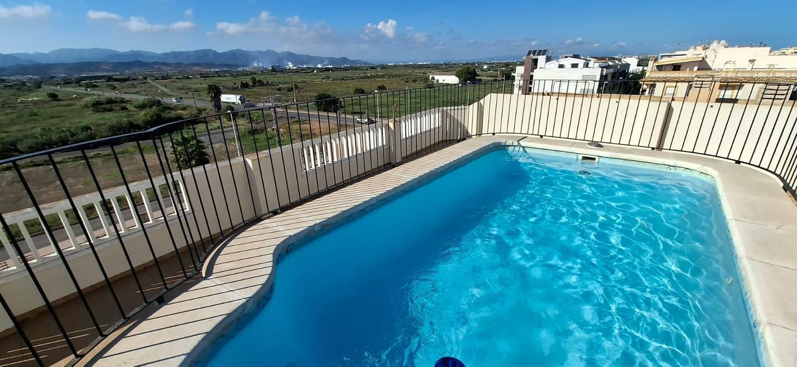 Swimming pool of Flat for sale in Chilches / Xilxes  with Air Conditioner, Terrace and Balcony