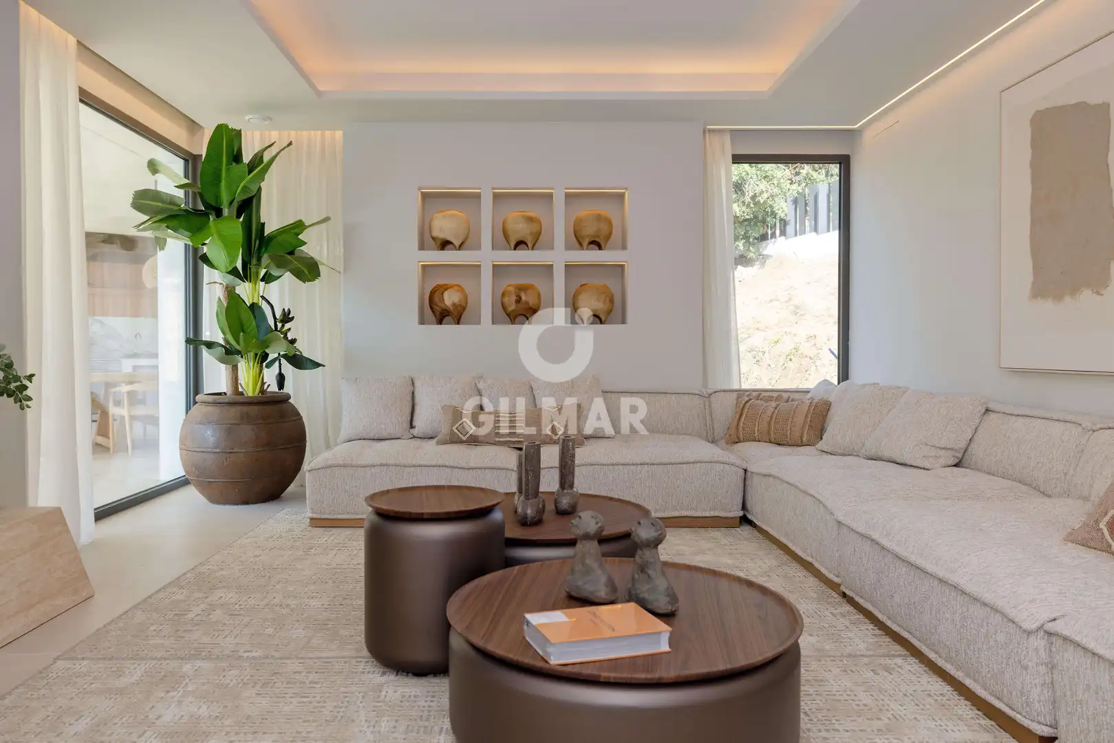 Living room of Houses for sale in Benalmádena  with Heating, Private garden and Swimming Pool