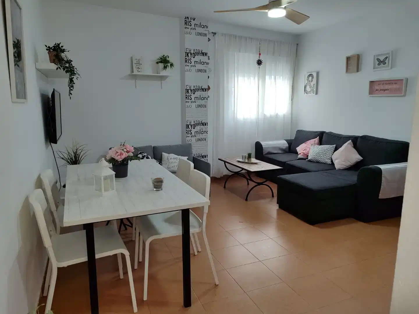 Sala de estar de Apartamento de alquiler en Conil de la Frontera