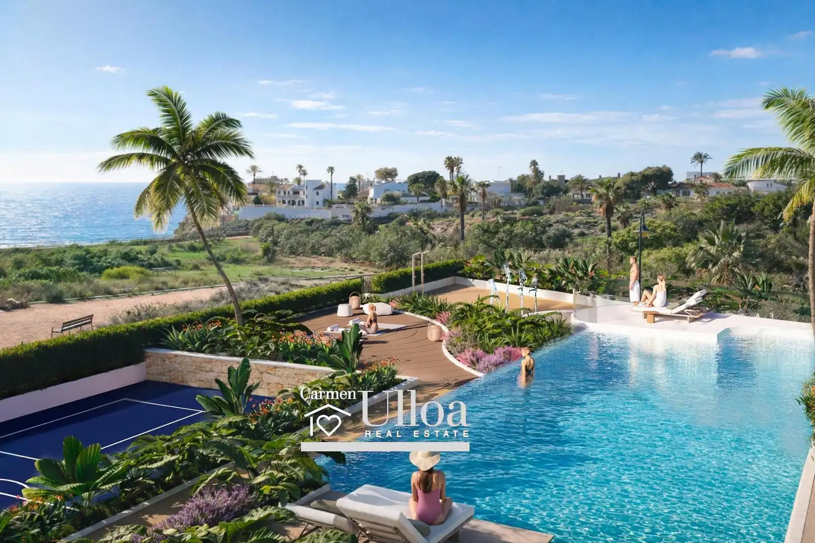 Casa a schiera con piscina in vendita a Pueblo Español - Coveta Fumá