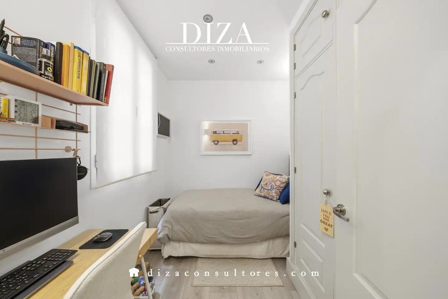 Schlafzimmer von Wohnung zum Verkauf in Madrid mit Klimaanlage, Heizung und Balkon
