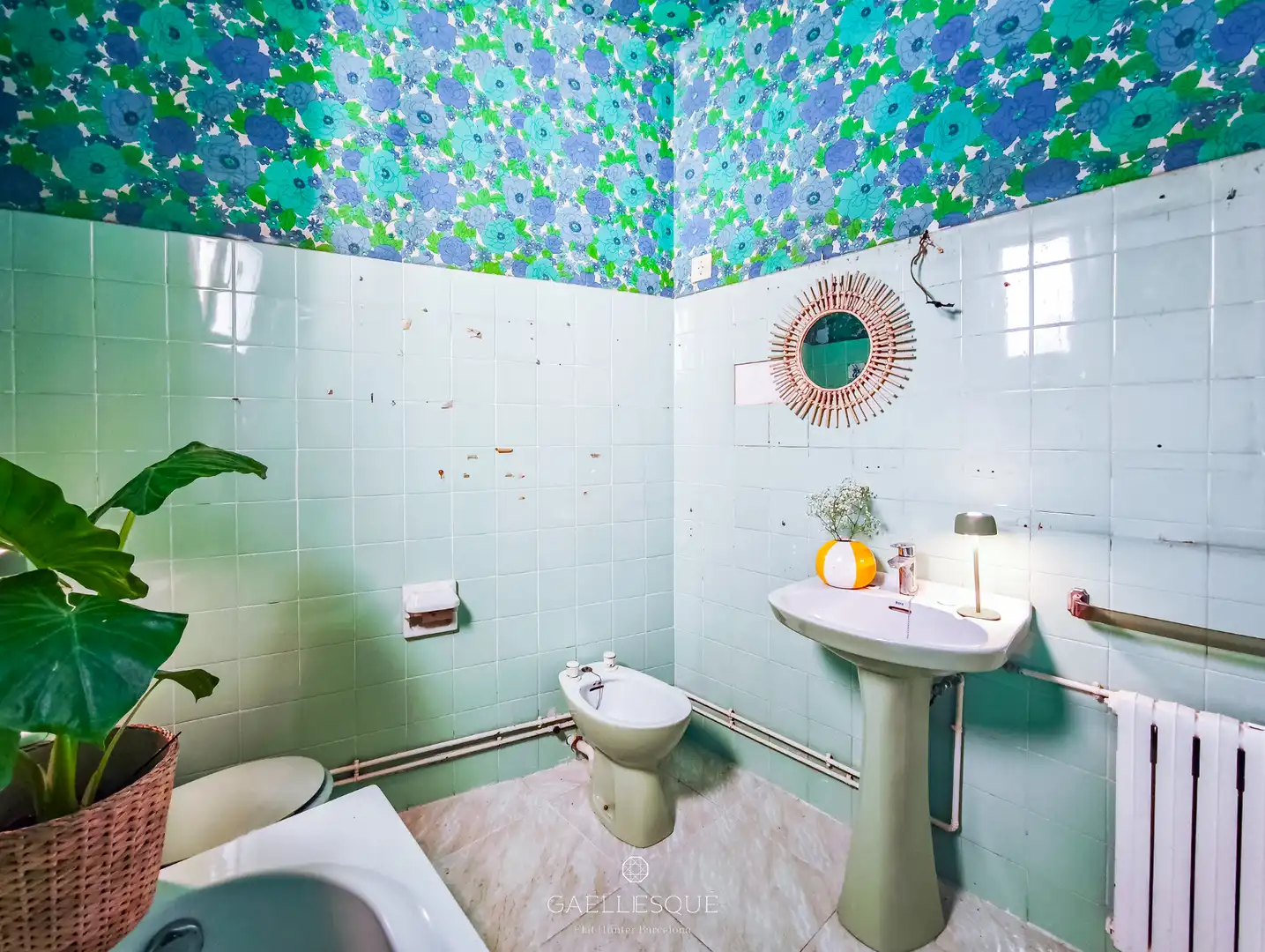 Baño de Ático en venta en Barcelona con Calefacción, Parquet y Terraza