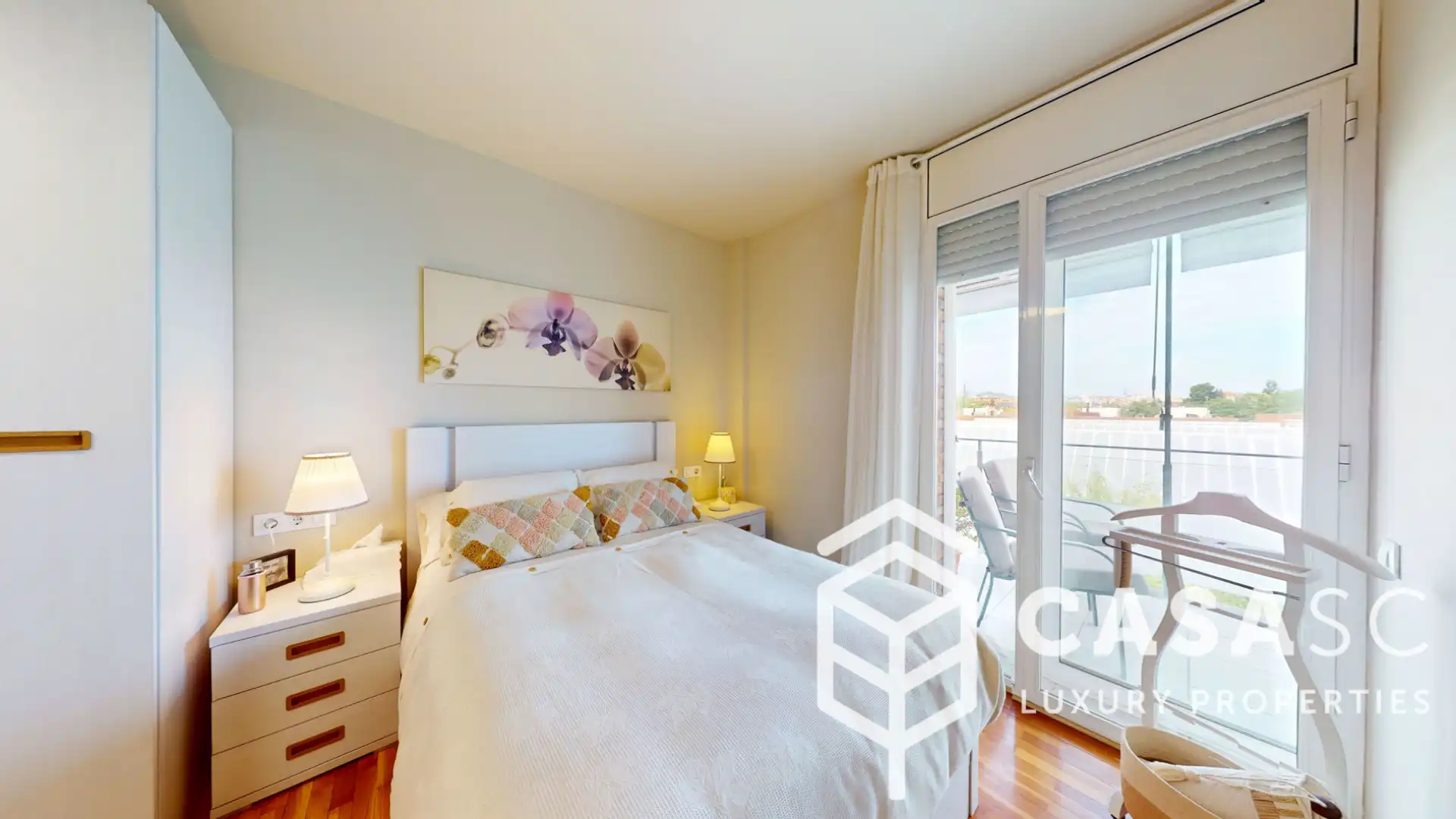 Bedroom of Attic for sale in Sant Cugat del Vallès  with Air Conditioner, Heating and Parquet flooring