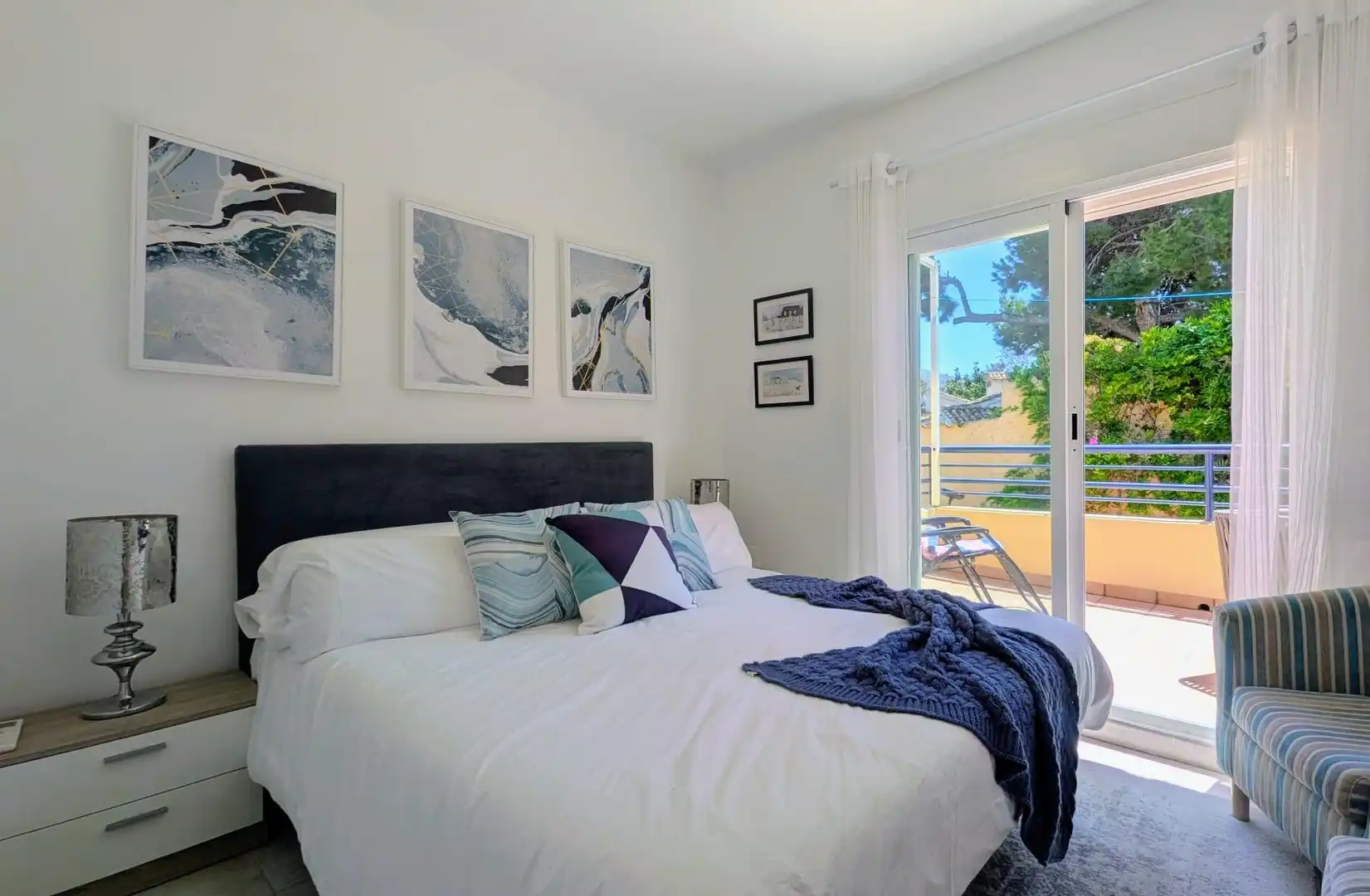 Bedroom of Detached homes for sale in L'Alfàs del Pi  with Air Conditioner, Heating and Terrace