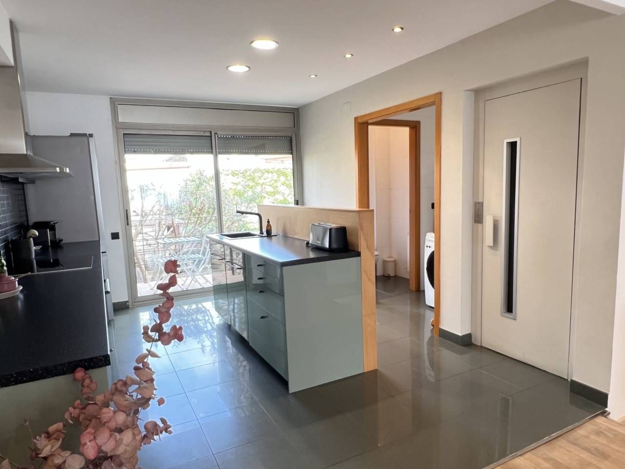 Kitchen of Single-family semi-detached for sale in Les Franqueses del Vallès  with Heating, Private garden and Parquet flooring