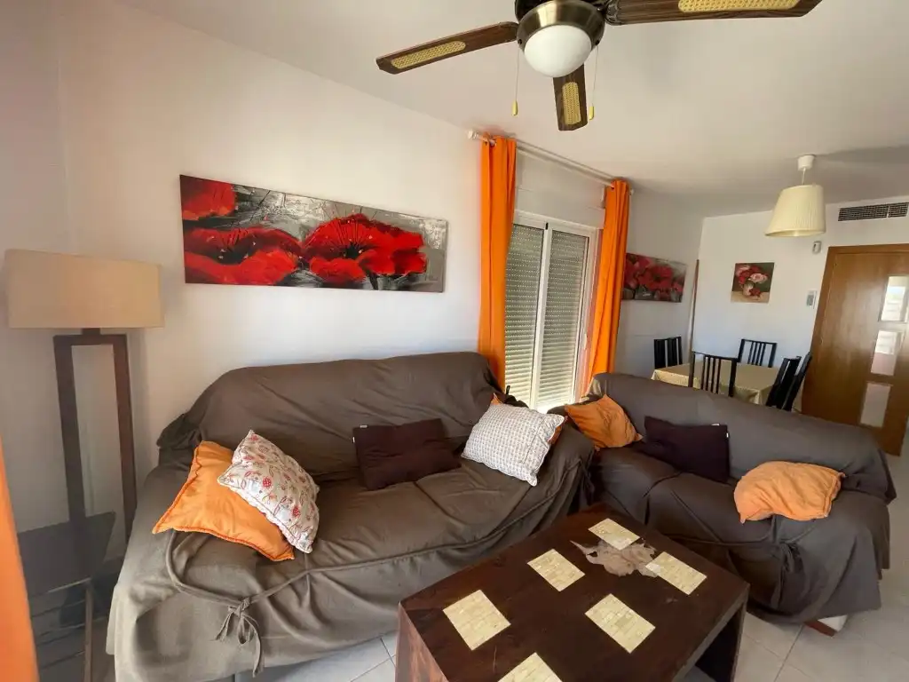 Sala d'estar de Apartament en venda en La Manga del Mar Menor amb Terrassa, Piscina i Balcó
