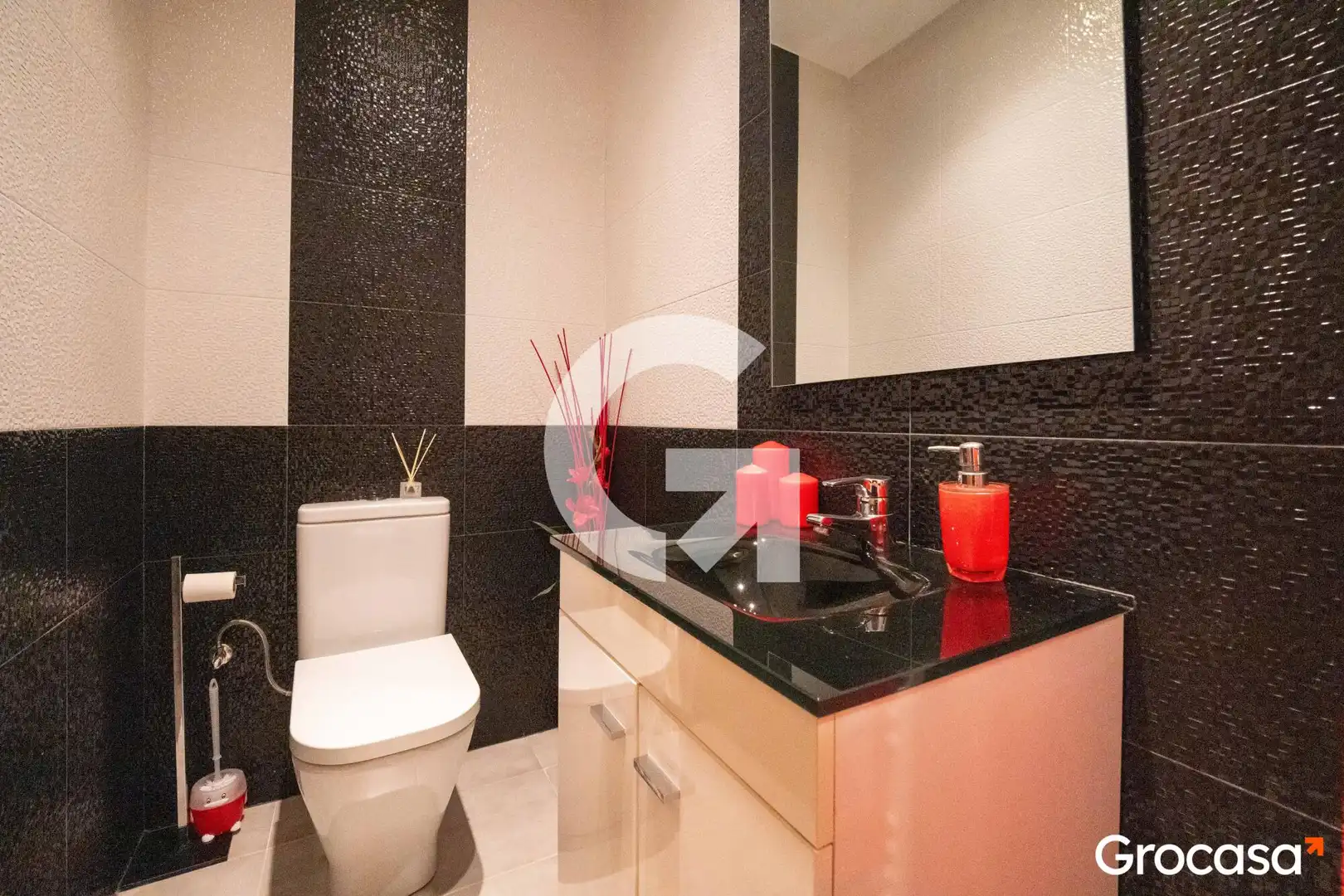 Baño de Dúplex en venta en Granollers con Calefacción, Terraza y Amueblado