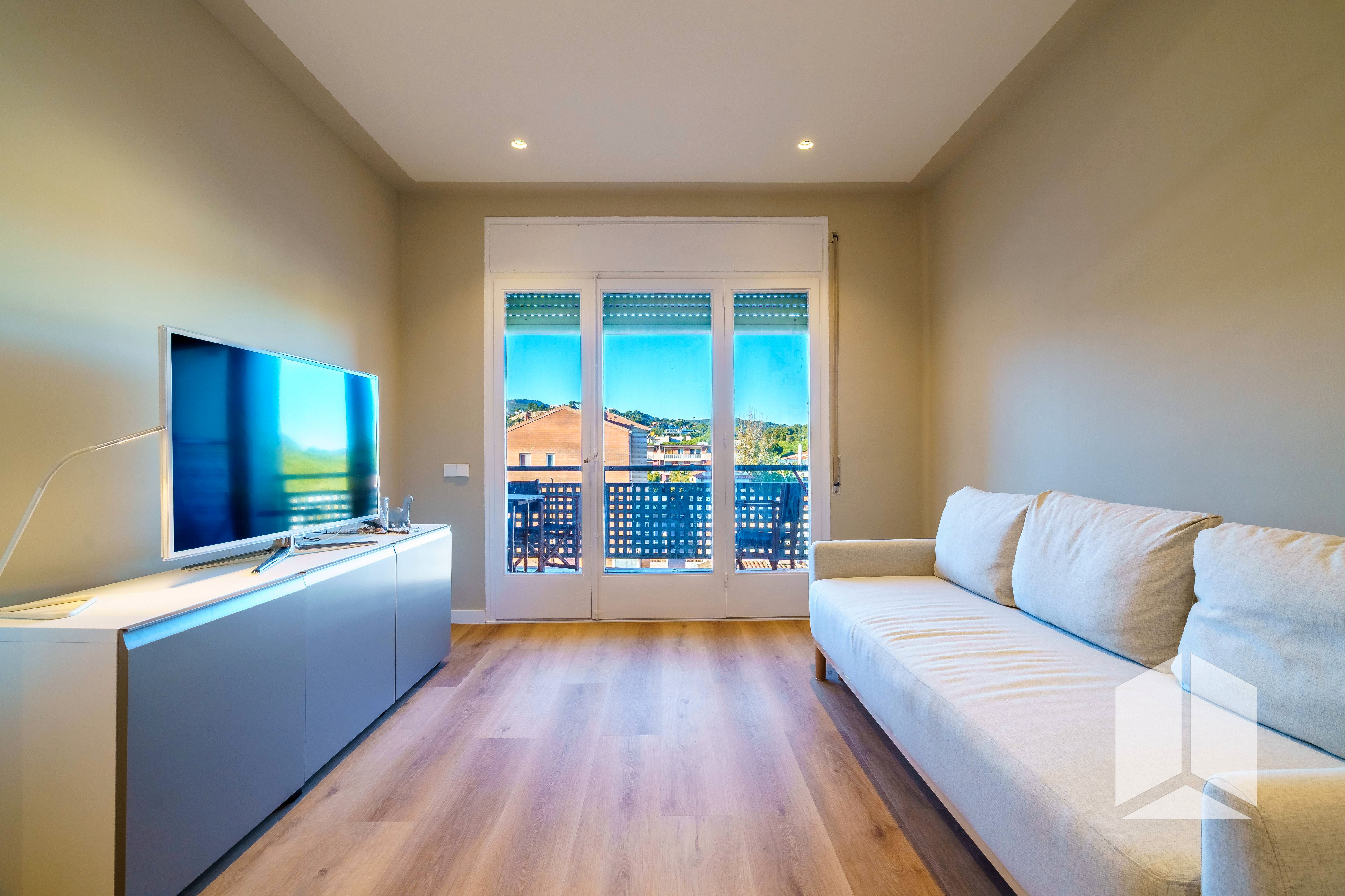 Sala d'estar de Loft en venda en Castelldefels amb Aire condicionat i Balcó