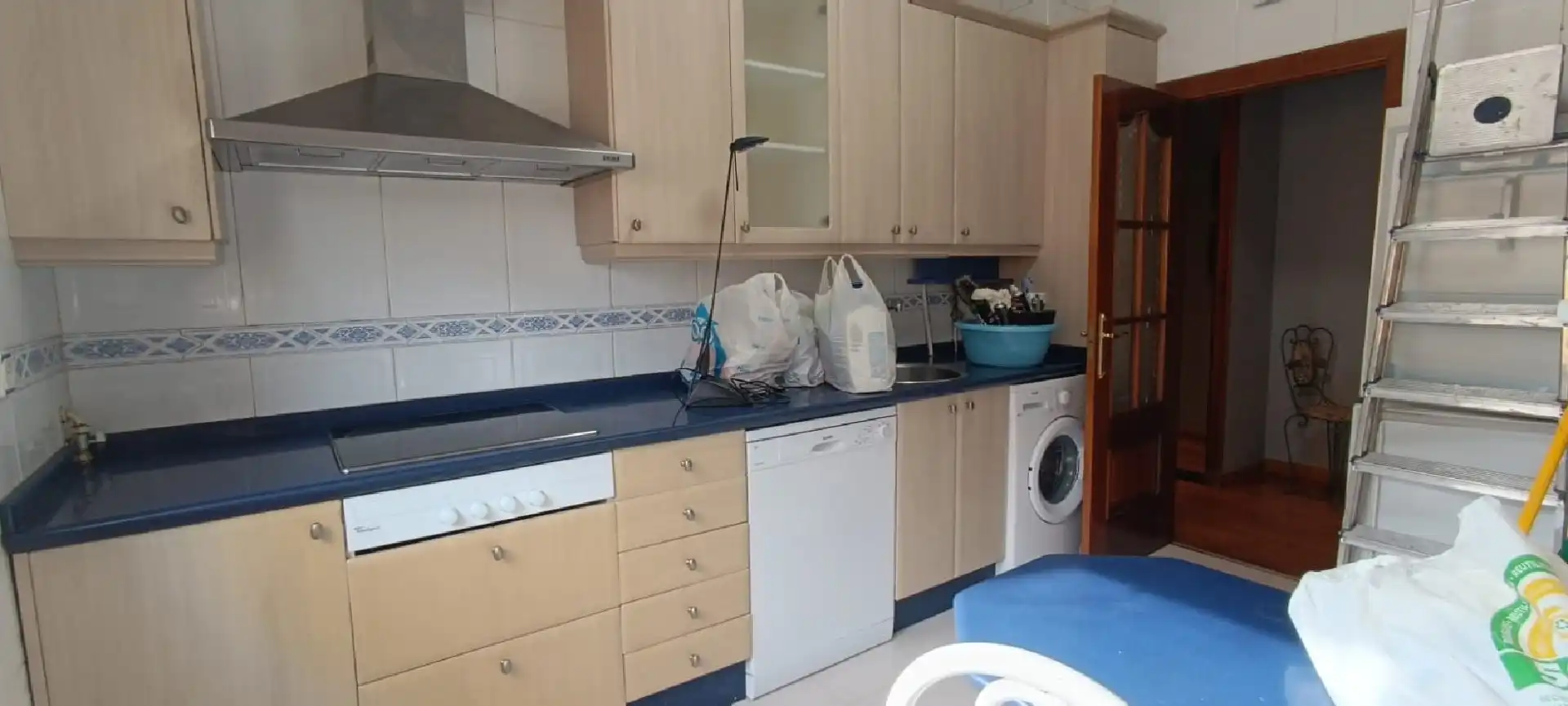 Cocina de Apartamento de alquiler en Palencia con Calefacción, Terraza y Amueblado