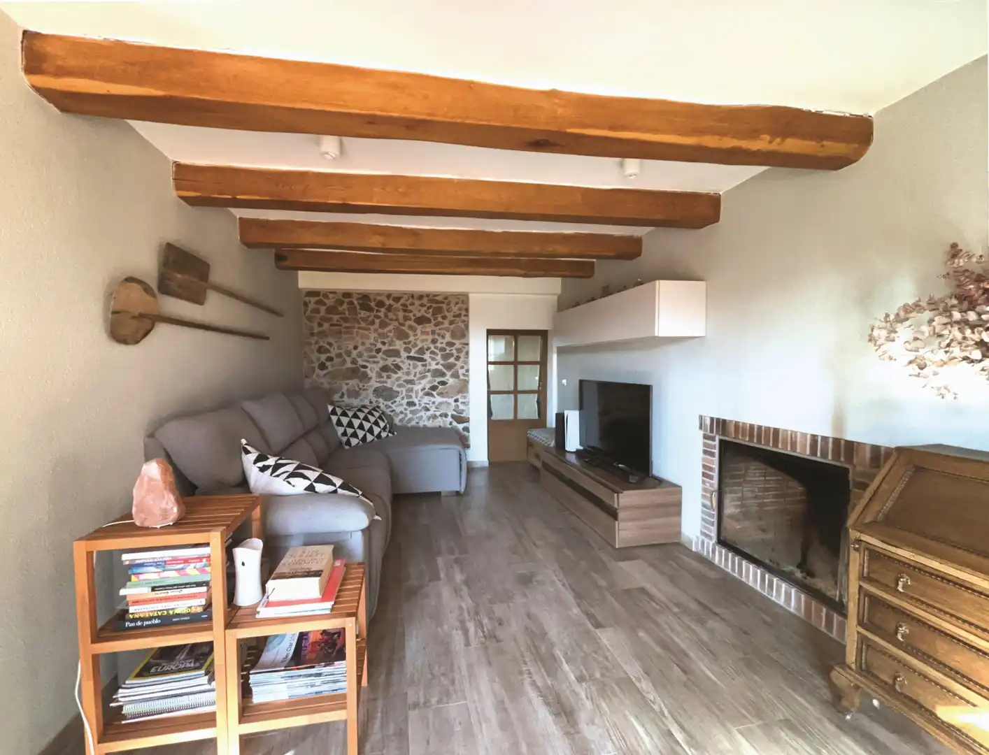 Sala de estar de Casa o chalet en venta en Vidreres con Calefacción y Piscina