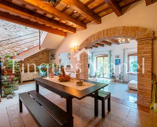 Dining room of Country house for sale in Medinyà  with Heating, Private garden and Parquet flooring