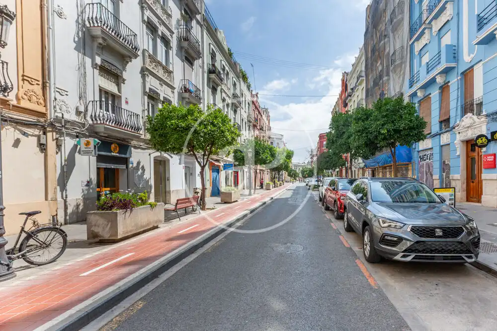Vista exterior de Piso de alquiler en Valencia con Aire acondicionado, Calefacción y Amueblado