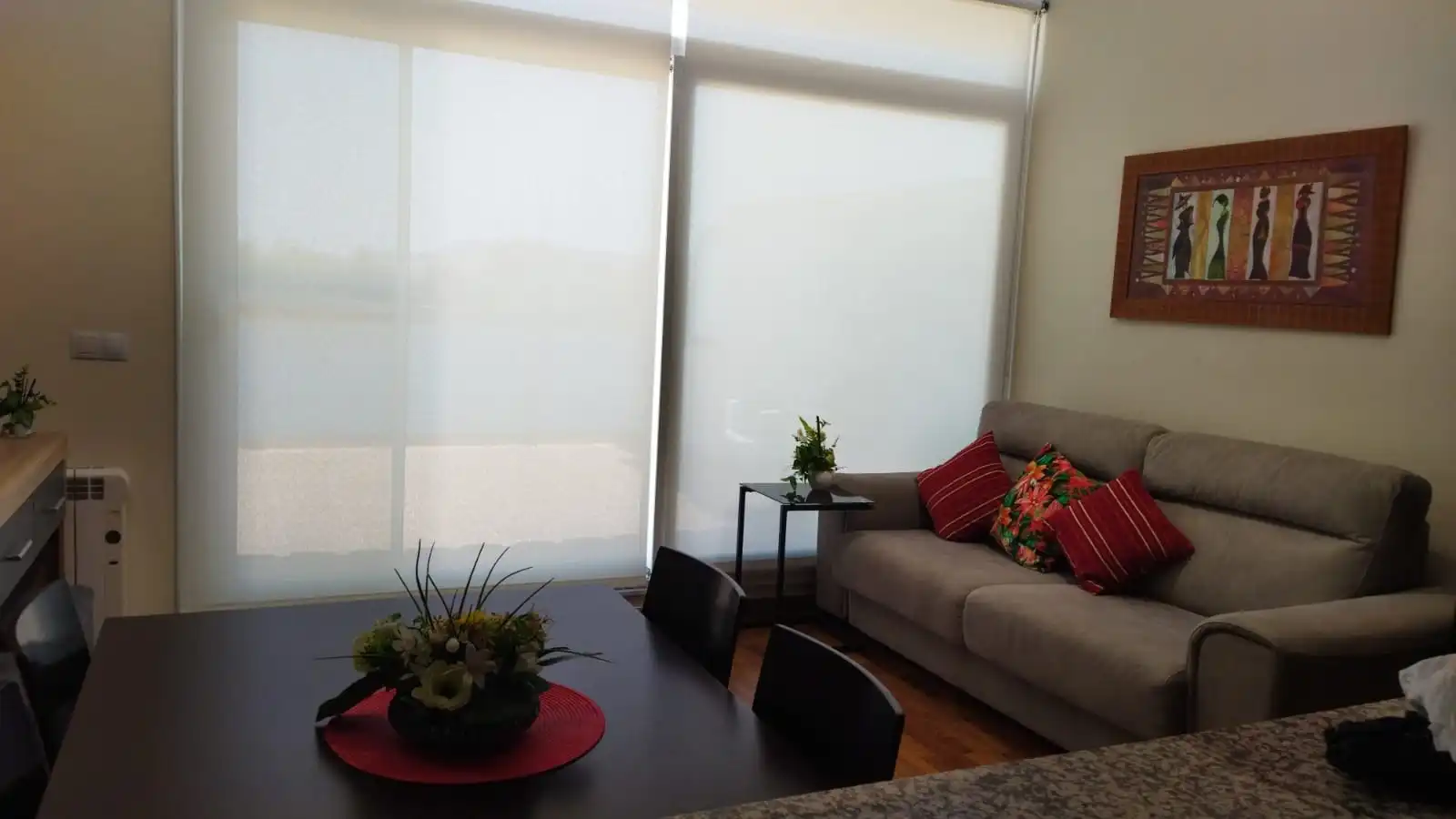 Wohnzimmer von Wohnung zur Miete in Almansa mit Klimaanlage, Heizung und Parkett