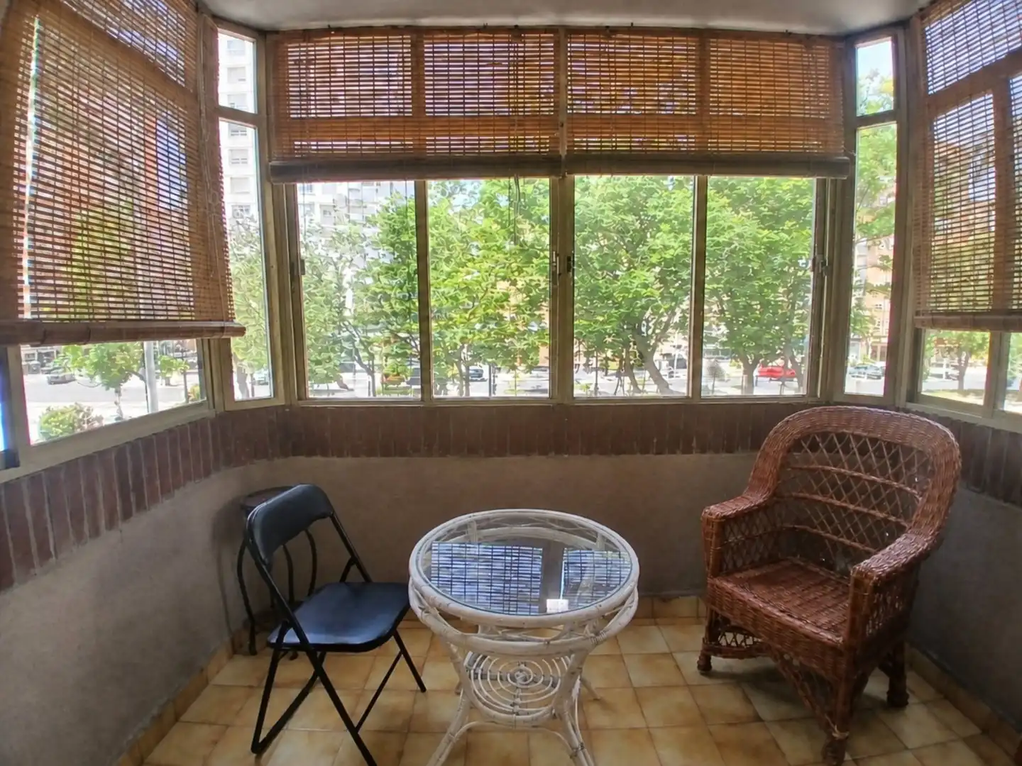 Balcony of Flat for rent in Cartagena  with Air Conditioner, Heating and Furnished