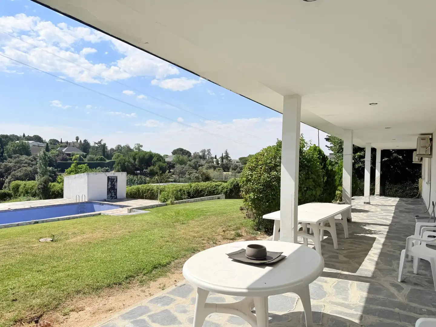 Terraza de Casa o chalet en venta en Boadilla del Monte con Aire acondicionado, Calefacción y Piscina