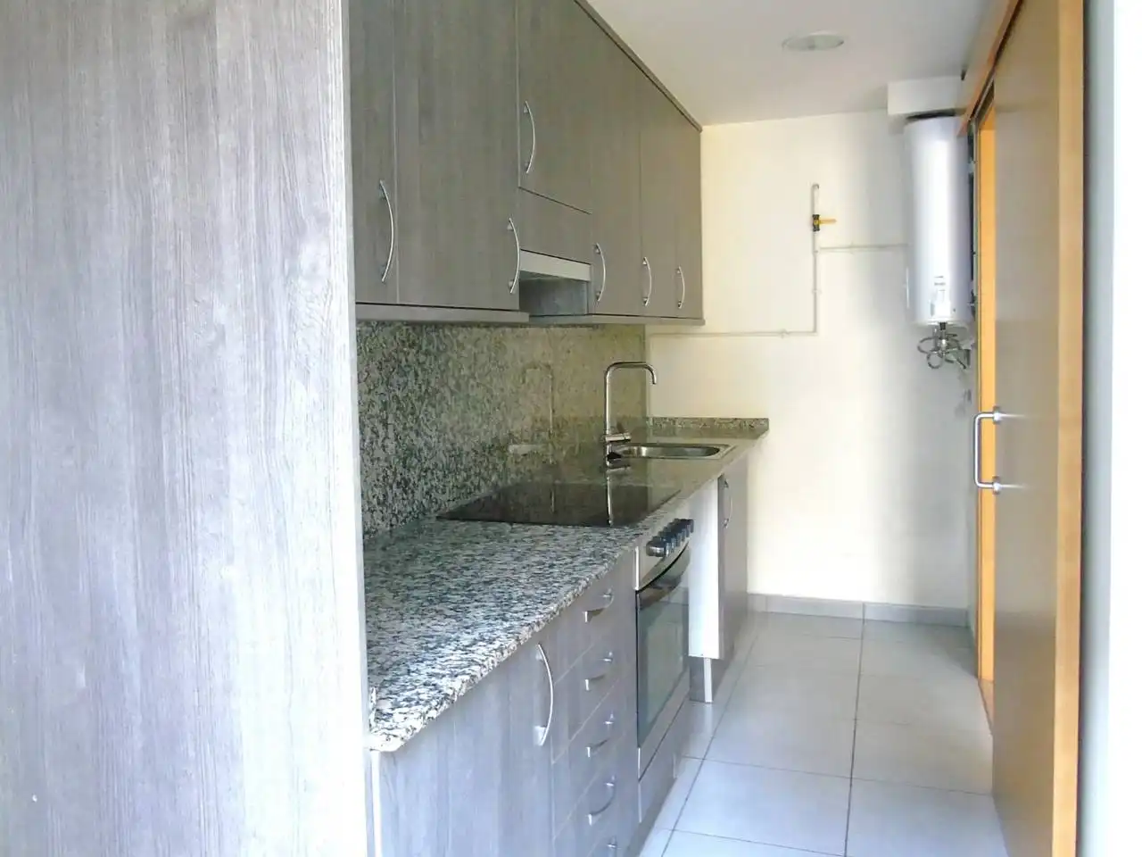 Küche von Wohnung zum Verkauf in Sant Martí de Centelles mit Heizung, Parkett und Balkon
