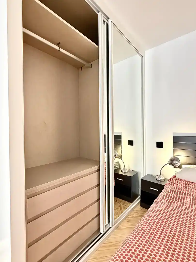 Bedroom of Study for rent in  Madrid Capital  with Air Conditioner and Balcony