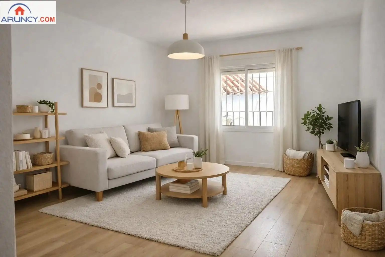 Sala de estar de Casa adosada en venta en Alcalá de Guadaira con Aire acondicionado, Terraza y Trastero